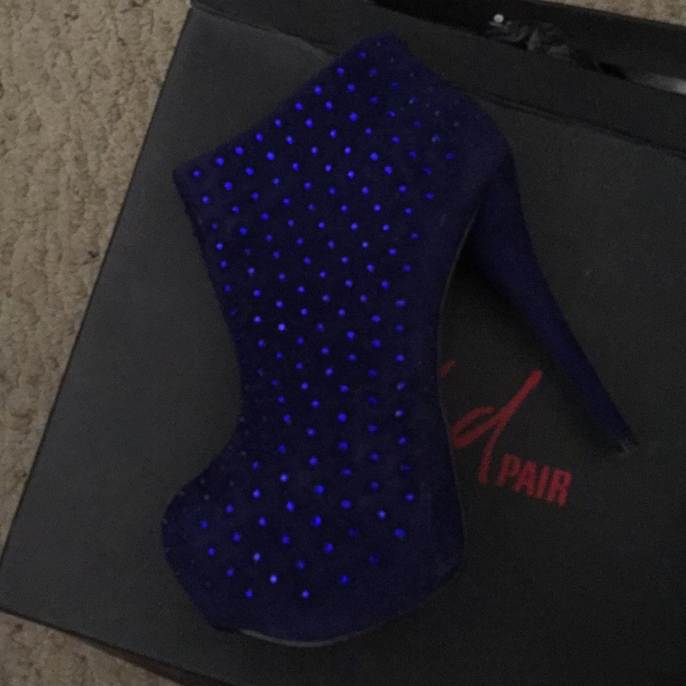 Wild pair platform Booties wine one time!!!